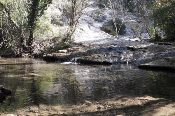 L'Huveaune, fleuve côtier prenant sa source dans la Sainte-Baume 