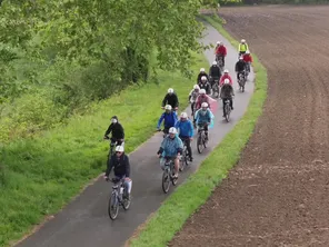 Traversée du Béran en Solex, premier tour de chauffe avant de monter à Paris pour les JO