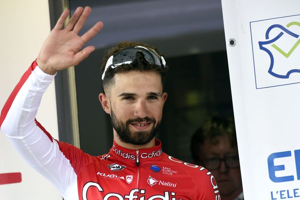 Nacer Bouhanni à l'occasion des Quatre jours de Dunkerque, mai 2018