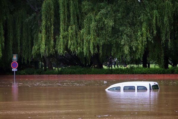 Inondations à Bruay.