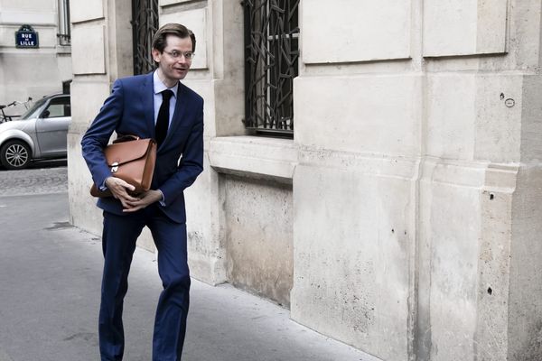 Guillaume Larrivé, député de la 1ere circonscription de l'Yonne (Auxerre-Puisaye), lors de la rentrée des députés à l'Assemblée.