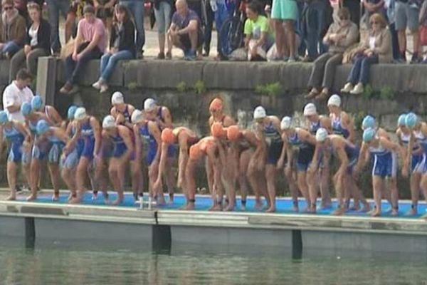 Départ au Triathlon de La Rochelle