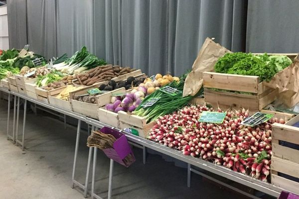 Vente de produits à la ferme.