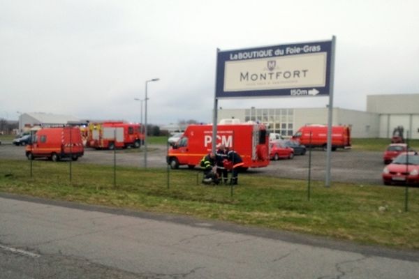 De nombreux pompiers ont été envoyés sur place