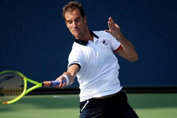 Richard Gasquet lors de sa victoire face à Kokkinakis au 1er tour de l'US Open - 1er septembre 2015