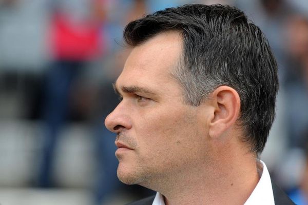 Willy Sagnol, champion du monde en 1998 et actuel entraineur des Girondins de Bordeaux, le 14 septembre 2014 à Guingamp. 