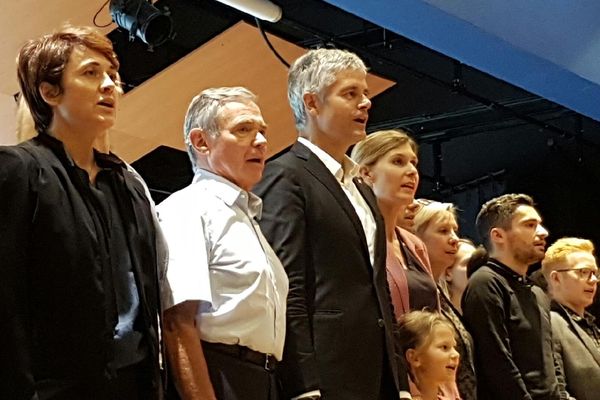 Laurent Wauquiez et Bernard Accoyer à droite toute à Annecy