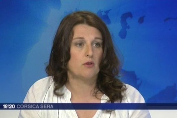 Vanina Pieri sur le plateau du Corsica Sera le lundi 13 mai. 