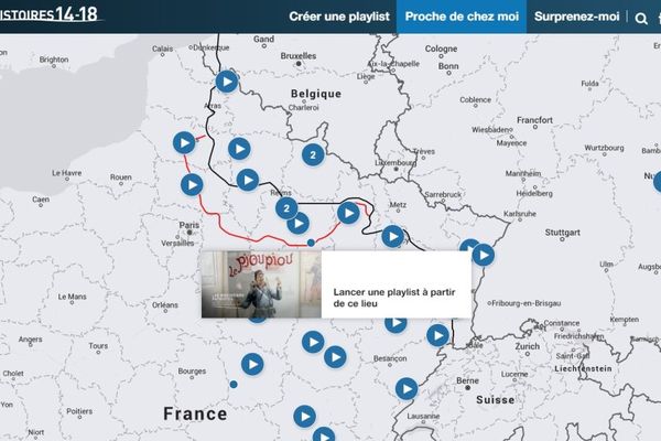 La Carte Des Histoires 14 18 En Videos Et Playlists Sur Le Nouveau Site