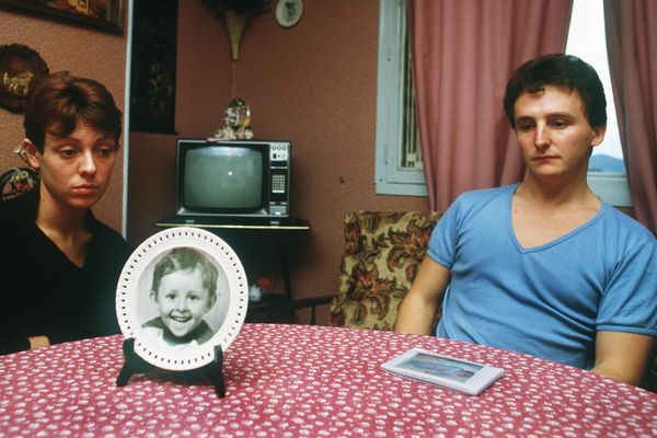 Les parents de Grégory, Christine et Jean-Marie Villemin, en 1984.