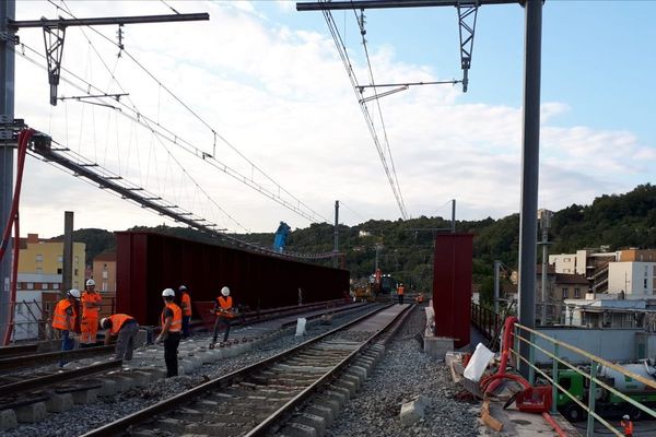 Les travaux sur la ligne entre Saint-Etienne et Lyon ont duré une semaine