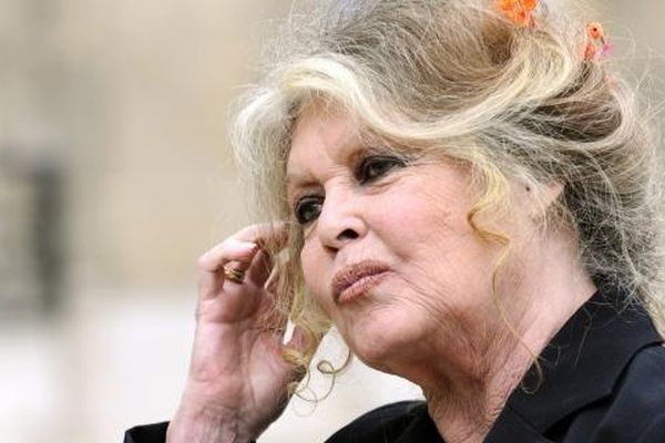 Brigitte Bardot lors de l'une de ses derniéres apparitions,le 27 septembre 2007 au palais de l'Elysée  