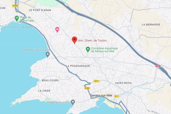 Un accident de la route mortel est survenu ce samedi matin sur l'ancien chemin de Toulon, au nord de Sanary-sur-Mer.