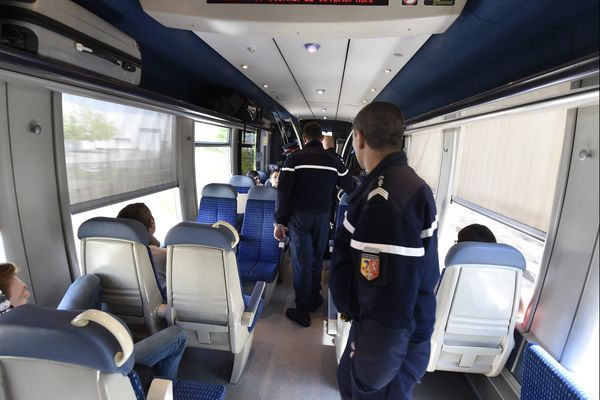 Tournée de la sûreté ferroviaire de la SNCF