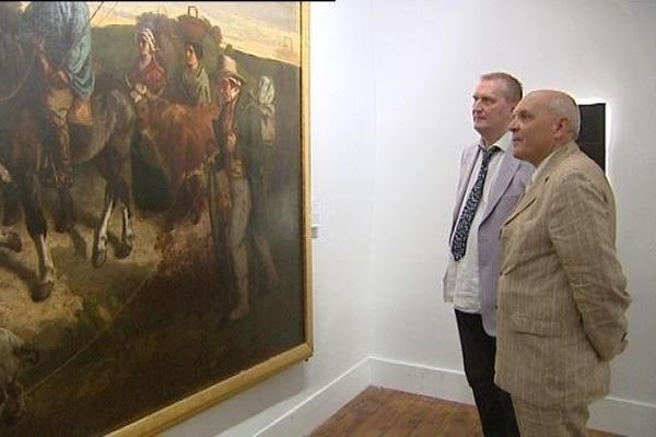 Le président du musée d'Orsay aux côtés de Claude Jeannerot, président du Conseil Général du Doubs 