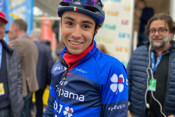 Lenny Martinez, ici lors de sa victoire lors de la Classic Var, remporte un nouveau trophée en l'espace de quelques semaines.