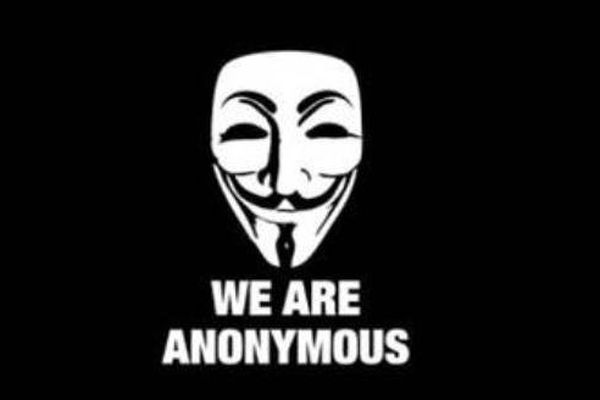 Logo des Anonymous.