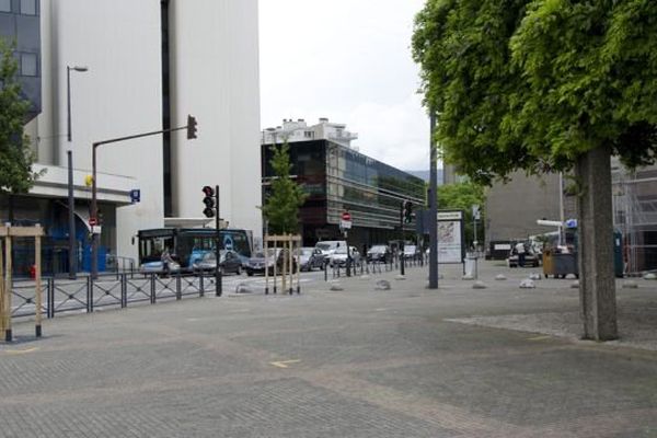 La place André Malraux, où a eu lieu l'altercation.