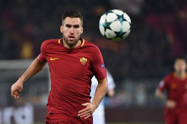 le milieu de terrain de l'AS Rome, Kevin Strootman