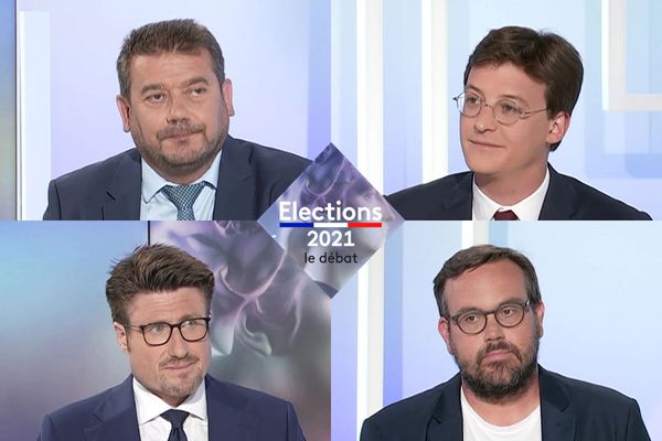 Alain Pichon, Sacha Houlié, Sylvain Robin et Mathias Aggoun