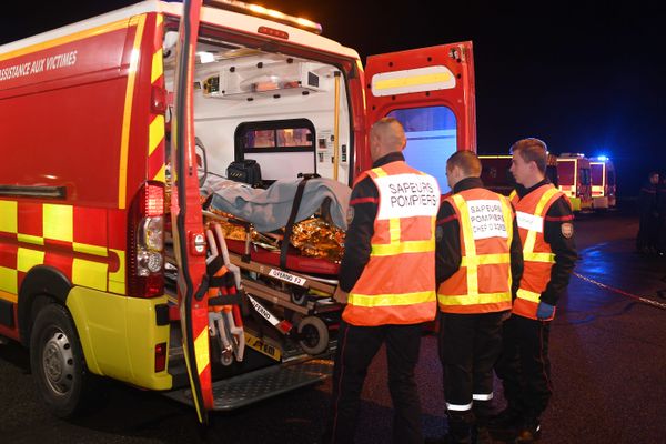 Deux personnes sont en urgence absolue suite à cet accident (illlustration).