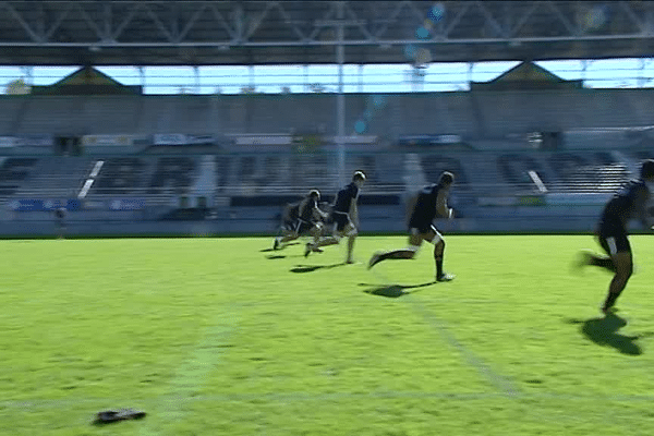 Les brivistes lors de leur ultime entrainement, avant la réception du Stade Français.