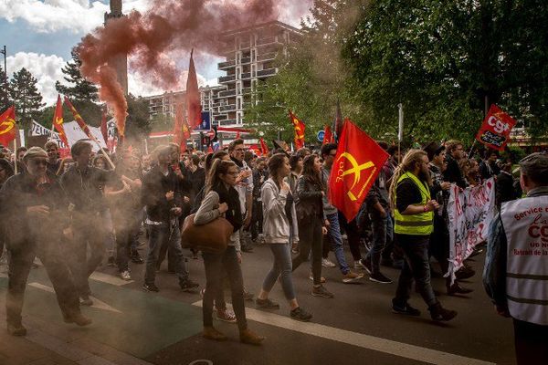 Manifestation à Lille, le 19 mai 2016.