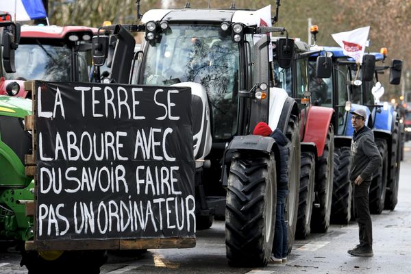 Les agriculteurs (Jeunes agriculteurs de Haute-Garonne) avaient déjà rassemblés le 17 janvier 2023 devant la Cité administrative à Toulouse.