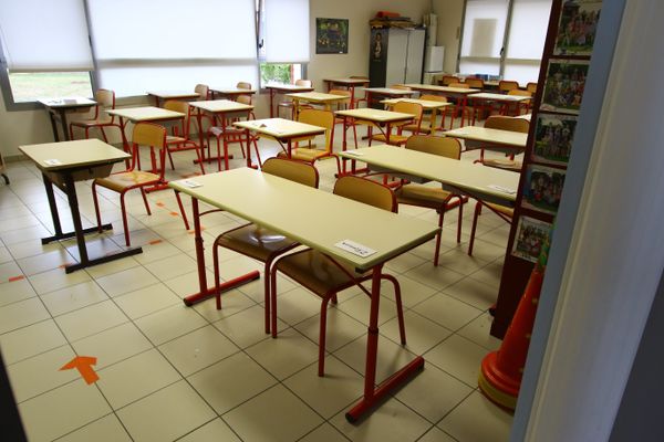 Illustration/ Une classe a été fermée cette semaine en Corse, alors que les cas positifs sont en augmentation dans les écoles insulaires