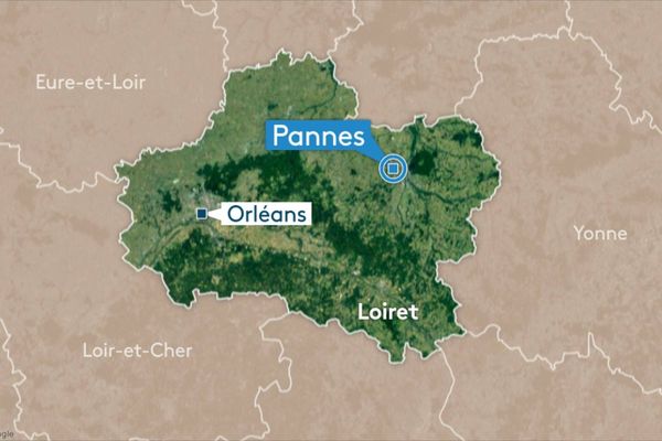 La victime a été retrouvée à la sortie de Pannes (Loiret)