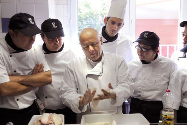 Thierry Marx dans l'école Cuisine mode d'emploi(s) de Besançon