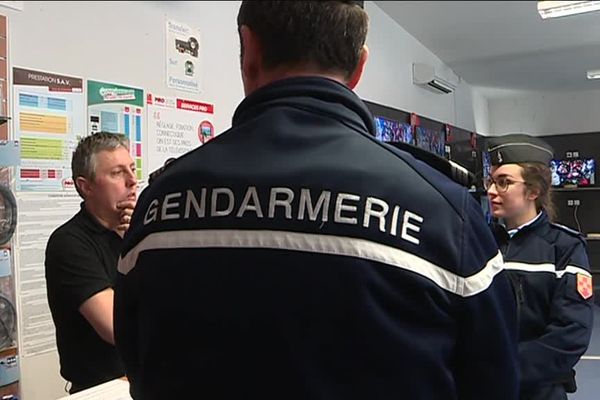 Avec une brigade de gendarmerie de Nieul-sur-Mer en Charente-Maritime.