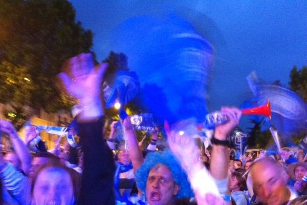 Ambiance à Castres après la victoire