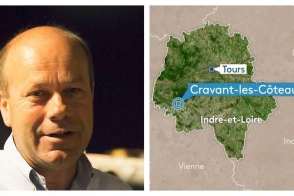 Portrait de Christophe Baudry, maire de Cravant-les-Côteaux. Une petite municipalité rurale.