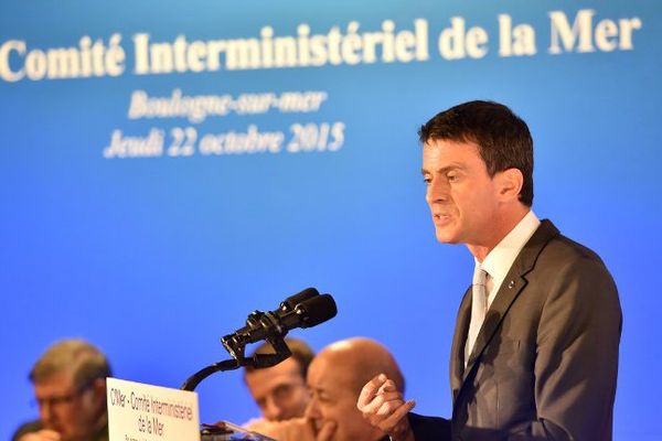 Manuel Valls à Boulogne-sur-mer ce jeudi.