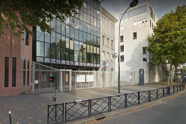 Le lycée René-Auffray, à Clichy, dans les Hauts-de-Seine.