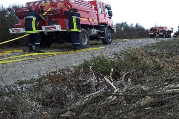 Les pompiers haut-viennois en formation pour lutter contre les feux de broussaille