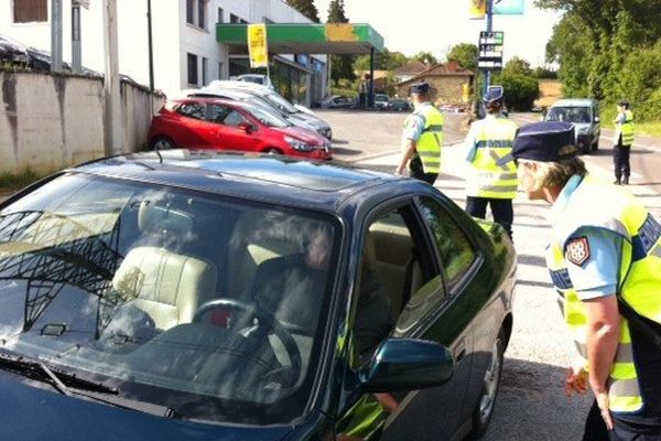 Contrôles routiers  au Vigen (87)