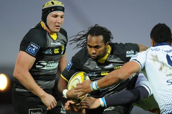 La rencontre de championnat entre La Rochelle et Agen le 30 novembre 2013 au stade Deflandre.