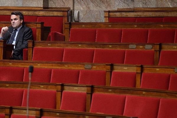 Thomas Thévenoud, député de la 1re circonscription de Saône-et-Loire, a fait son retour à l'Assemblée nationale le 28 novembre 2014