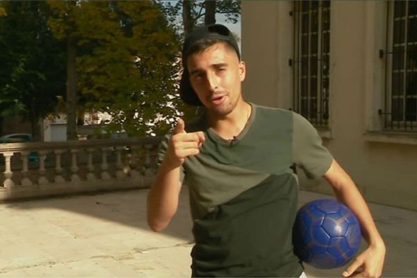 Jordan Meunier, champion de France de football freestyle 2018