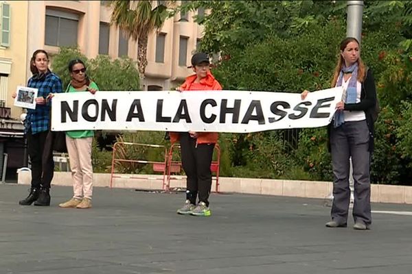 Pour ces manifestants, la chasse n'est pas un loisir mais un crime.