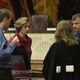 Les parents des victimes au tribunal administratif de Lyon le 8 janvier 2019.