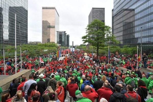 A Bruxelles, ce mardi matin.