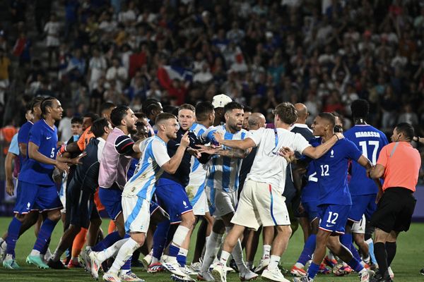 France Argentine. Fin de match tendue après la victoire tricolore en 1/4 de finale des JO de Paris 2024