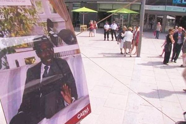 La place Léopold Sédar Senghor, à Caen