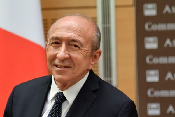 Le Ministre de l'interieur, Gerard Collomb entendu en commission