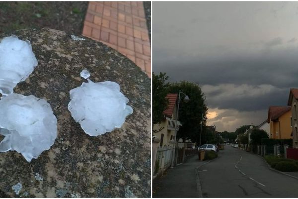 De gros grêlons sont tombés le 18 août dans le Haut-Rhin