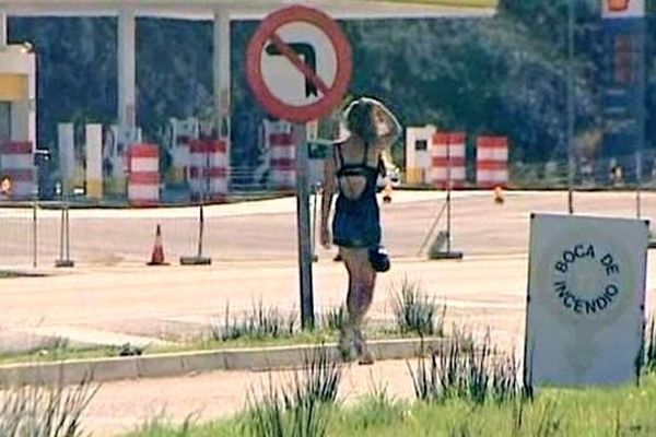 La Jonquera (Espagne) - les prostituées de rue - 17 octobre 2012.