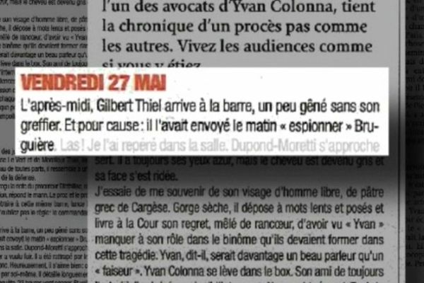 L'article incriminé paru dans le journal 24 Ore en juin 2011